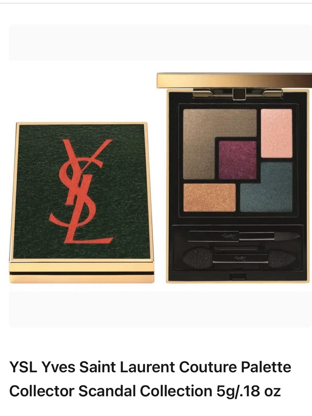 NWOT Yves Saint Laurent Limited Edition Couture Palette Scandal Collection